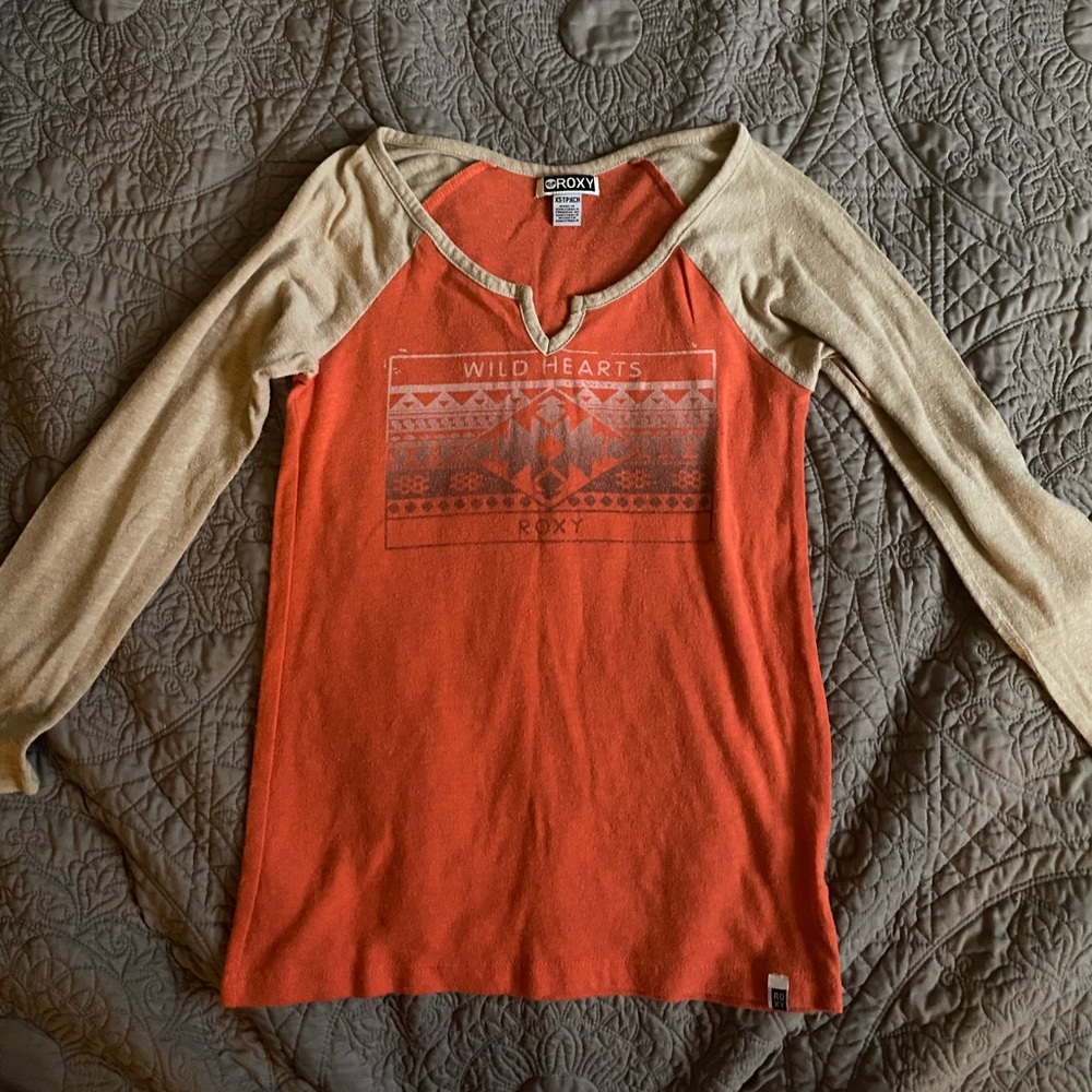 roxy women’s shirt, size XS